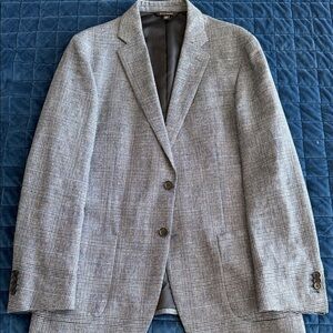 Banana Republic- Gray Plaid Men's Blazer (42R)